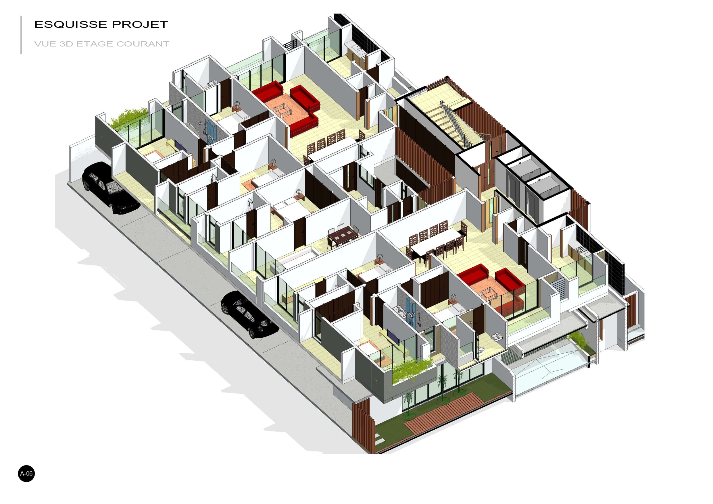 Appartement moderne 480m²